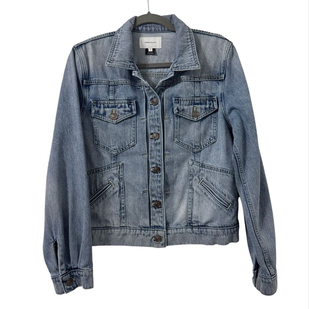 Current/Elliott The Boulder Jacket Size 3 Style 19-2-005297-OW01059 Dream Water